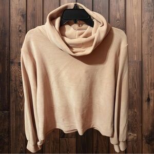 Wall Flower Cozy mauve Women's Sweater with hair piece​